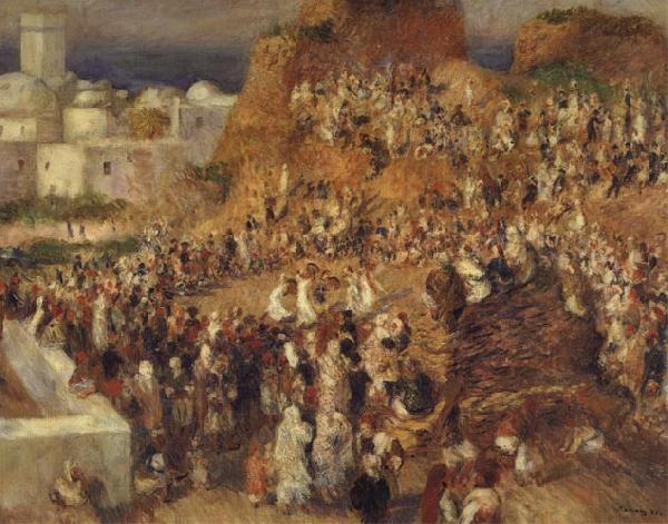 Pierre Renoir The Mosque(Arab Holiday) Sweden oil painting art
